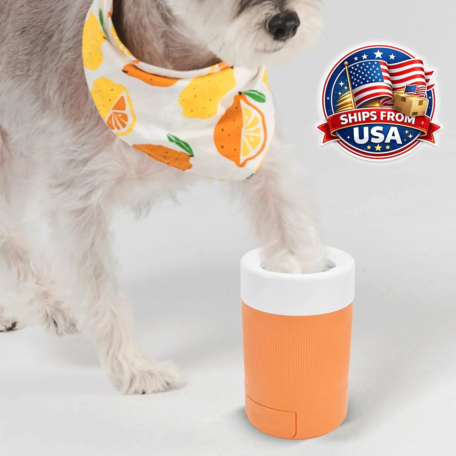 Pet Foot Washing Cup Portable Dog Paw Cleaner with Soft Silicone Brush Muddy Paw Washer for Small Medium Dogs Easy Clean Tool