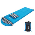 Soft Flannel Sleeping Bags with Pillow for Adult and Kids