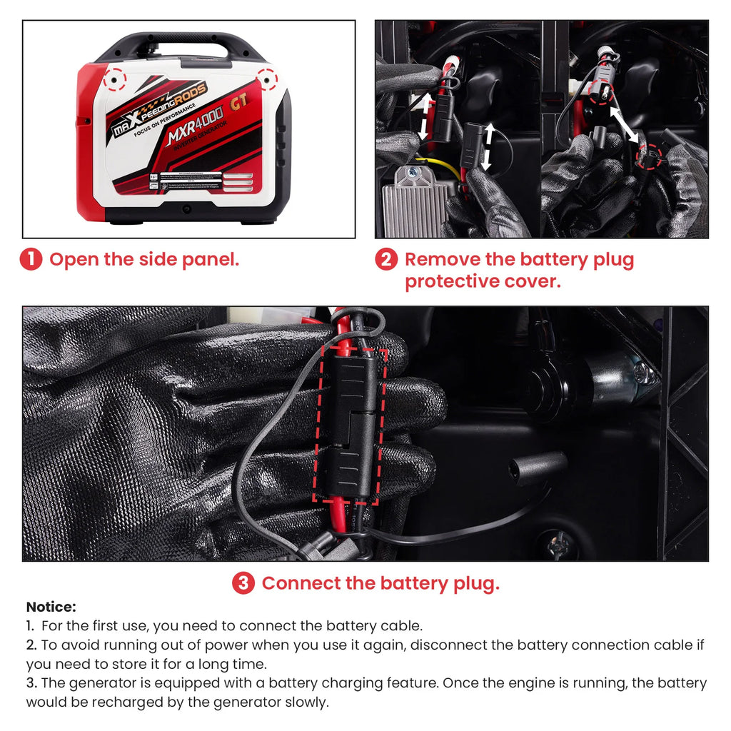 Portable 4KW Generator Inverter EV-charging Quiet