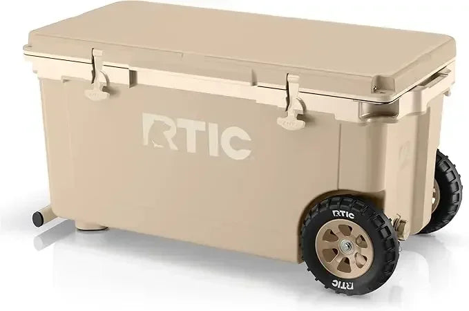 72 Quart Ultra-Light Wheeled Cooler Hard Insulated Portable Ice Chest