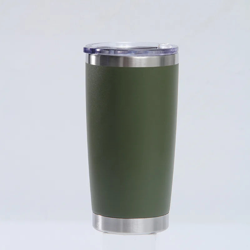 20oz Insulated Stainless Steel Tumbler with Lid Double-Walled Reusable