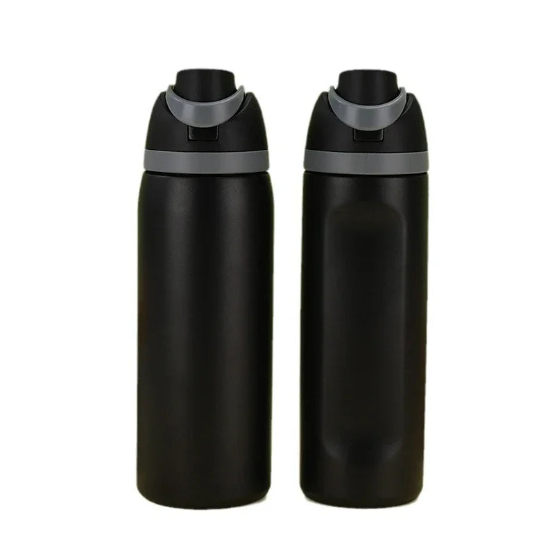 24/32oz Straw Double-Layer Insulated Cup 304 Stainless Steel Sports Water Bottle