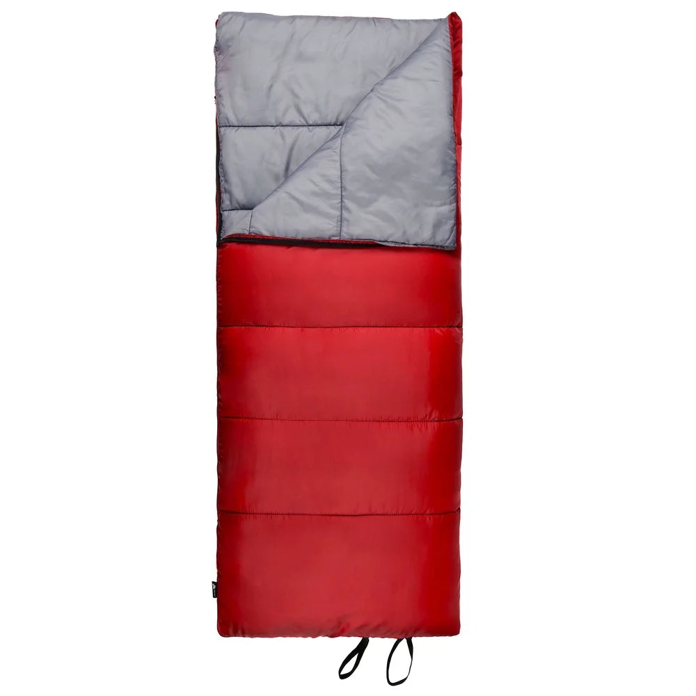 Warm Weather Sleeping Bag,  Lightweight Camping Travel Quilt Machine Washable Insulated Polyester Fabric Stuff Sack