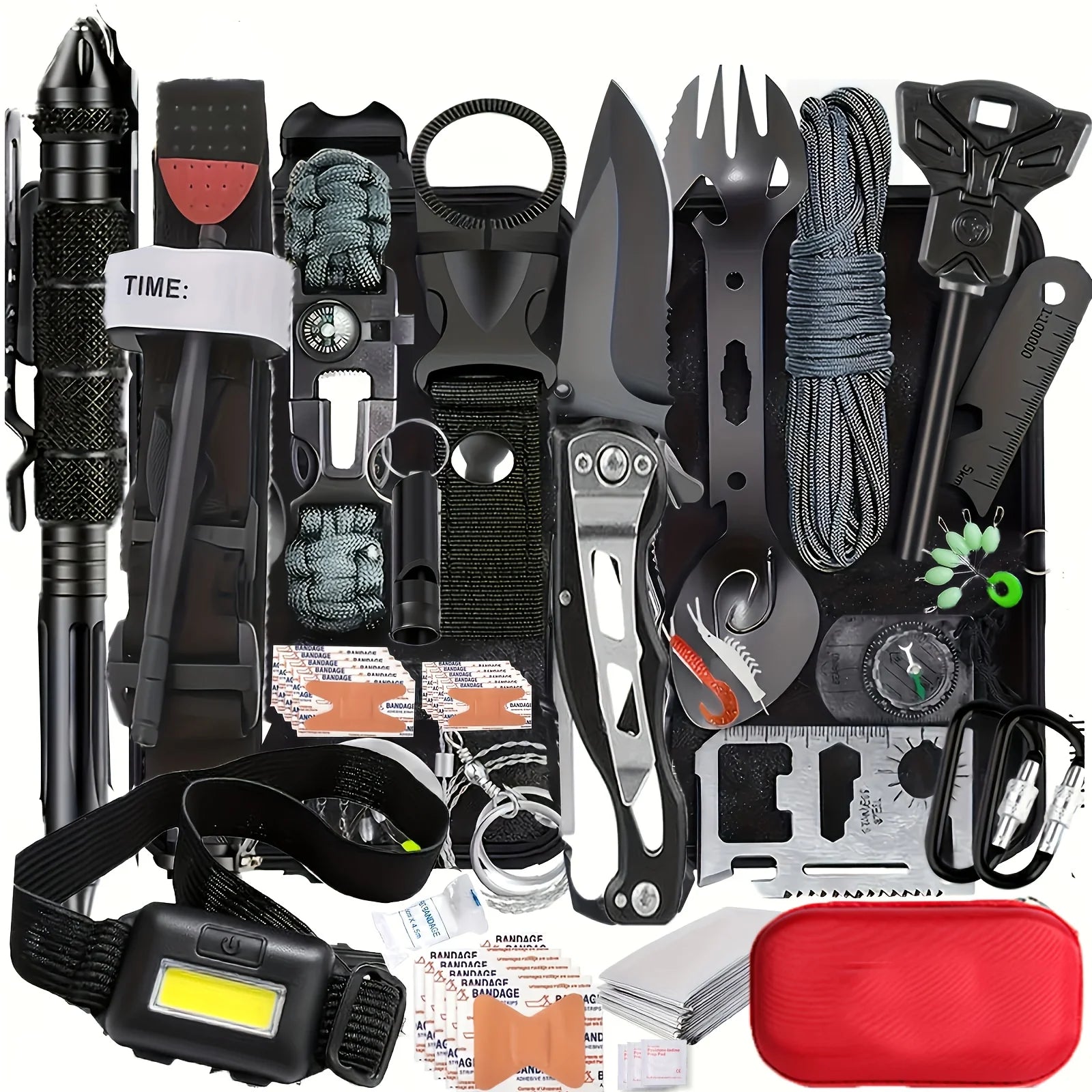 Ultimate Survival Equipment Set -20 in 1 Emergency Survival Equipment and Tools,