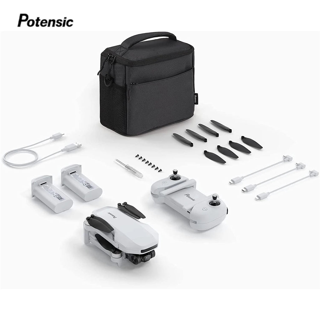 Potensic Drones Under 249g GPS Auto Return Single Axis Gimbal EIS Professional Drone Max 4-KM Waypoint Flight