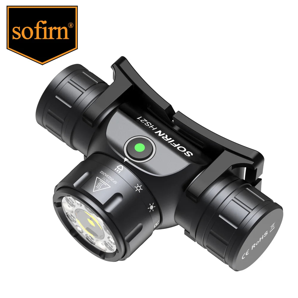 Headlamp 18650 USB C Rechargeable Flashlight