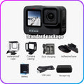 GoPro HERO 9 Black Action Camera 4K 5K with Color Front Screen Sports Cam 20MP Photos, Live Streaming Go Pro HERO 9