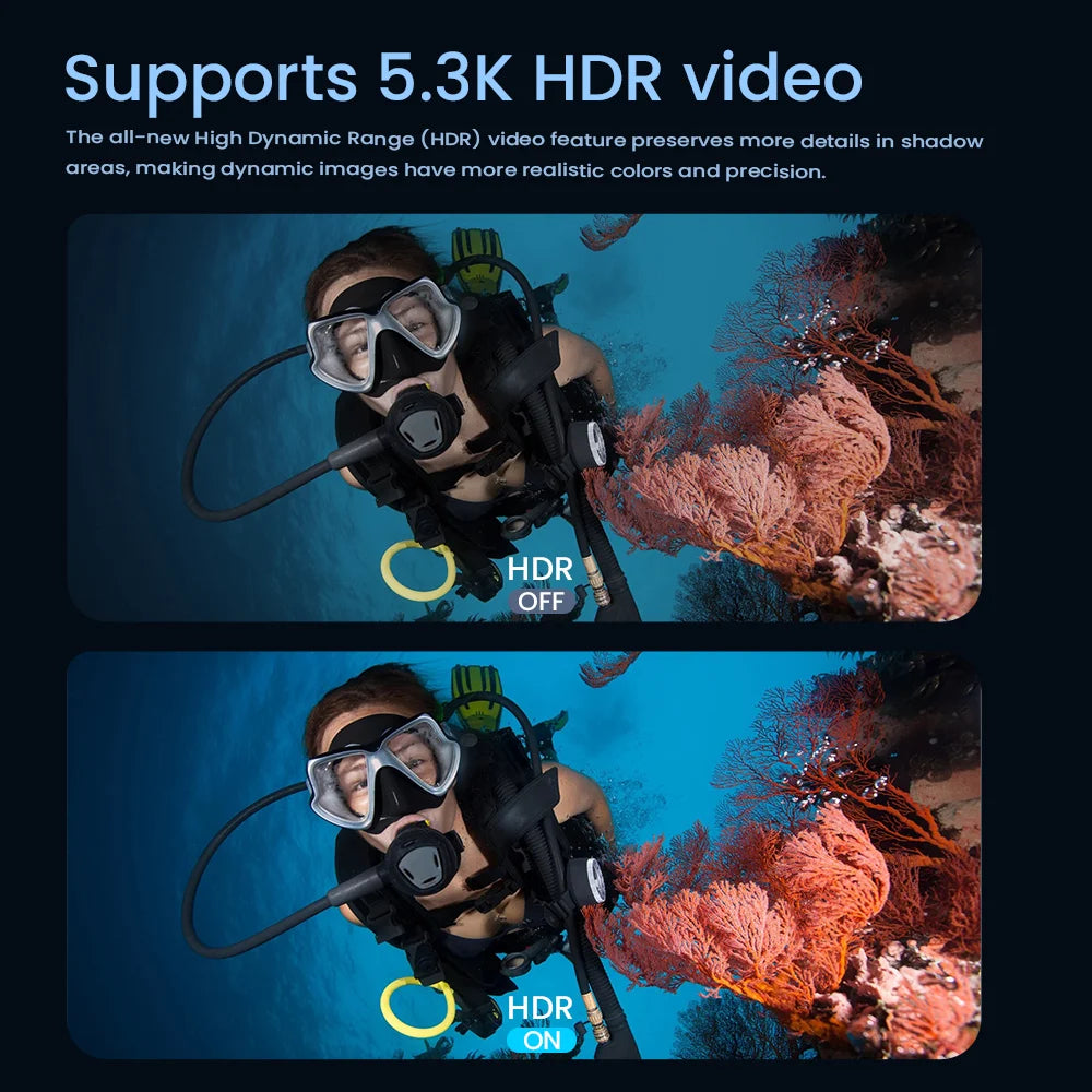 GoPro HERO12 Black Action Camera HyperSmooth 5.3K 60fps Video 27MP Go Pro12  5.3K Sport Camera