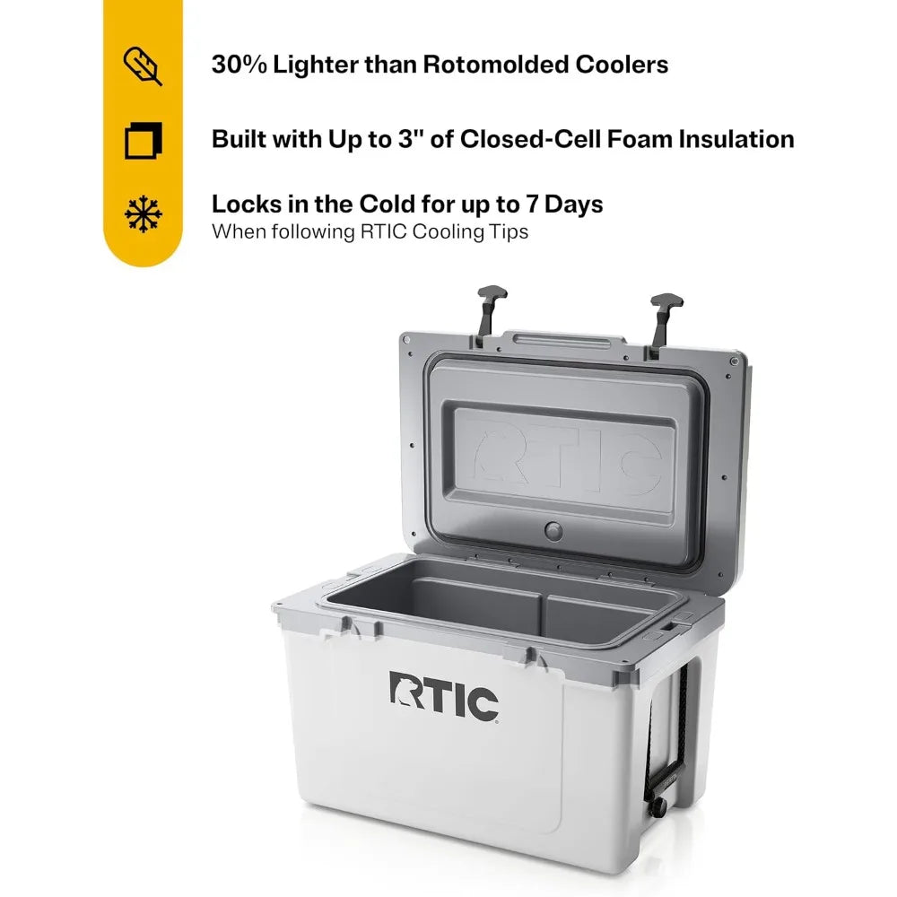 52 Quart Hard Cooler Insulated Portable Ice Chest