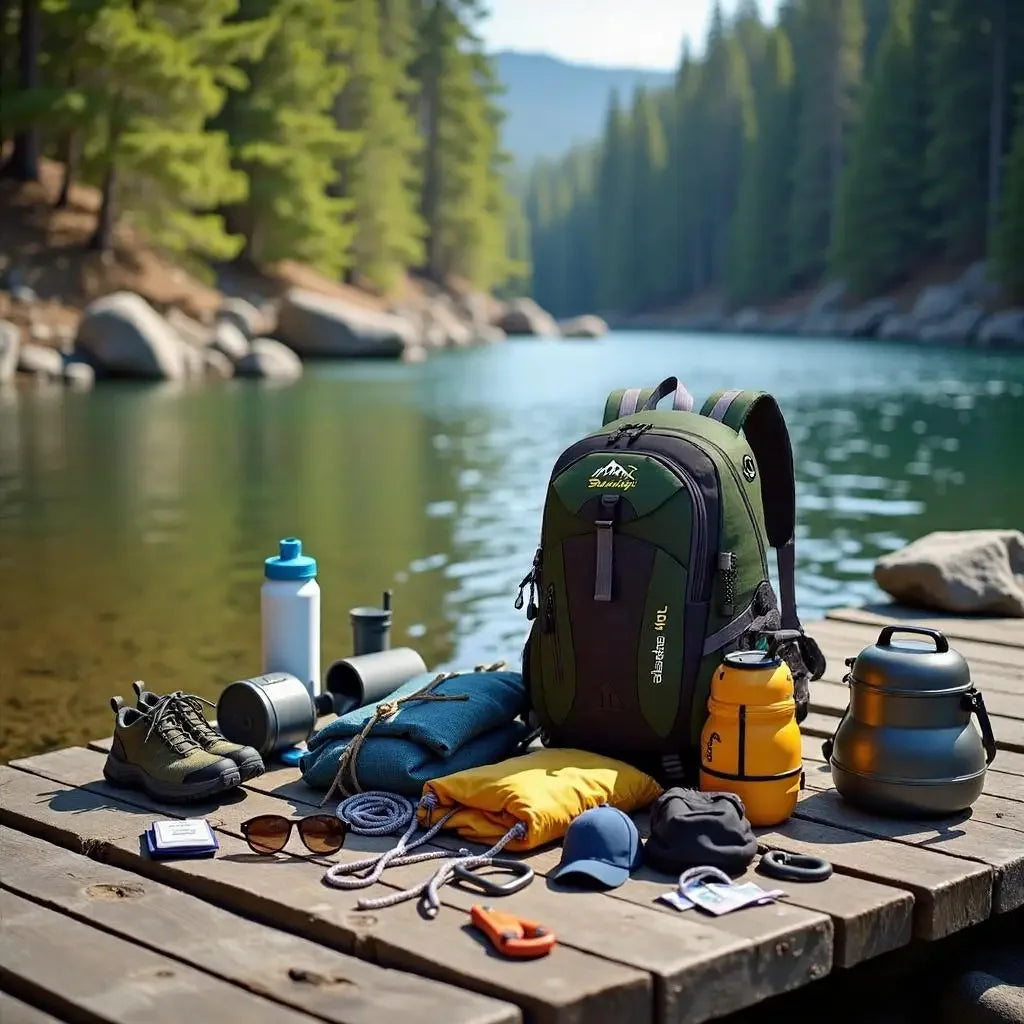 40L Hiking Lightweight Rucksack For Camping Traveling Cycling Large Capacity