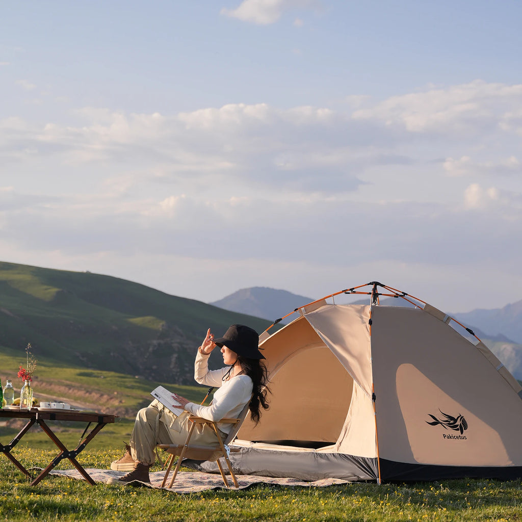 2-4 Person Camping Windproof Tents, Easy To Set Up,