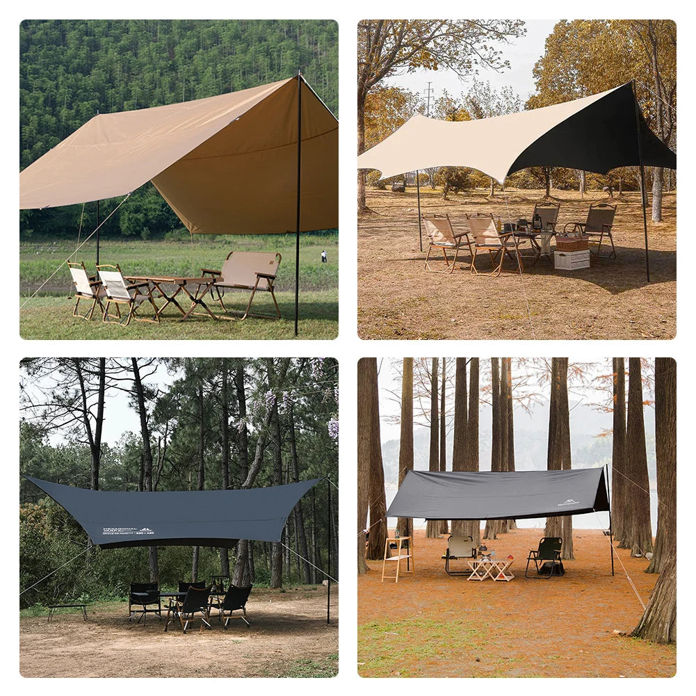 4/8Pcs  Forged Steel Tent Pegs Heavy Duty Ground Stakes 30cm Camping Tent Spikes with Storage Bag