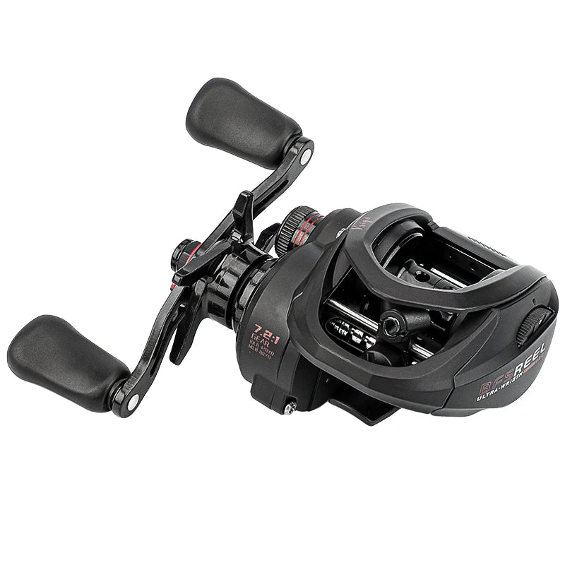 ANATONO Vrigo 160g Ultralight Baitcasting Reel BFS Fishing Reel 7.2 Gear Ratio Saltwater 6+1BB 6KG Power Baitcaster