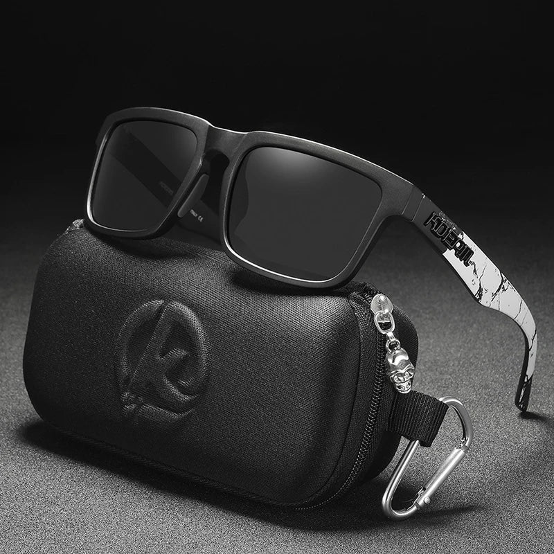 High Quality Square Sunglasses, Reflective, Polarized Sun Glasses