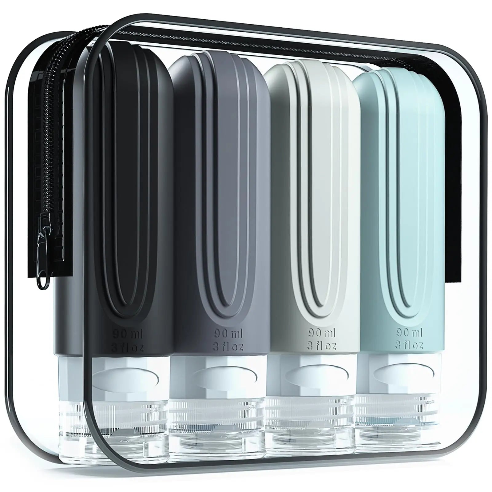 3oz Travel Bottles for Toiletries, TSA Approved