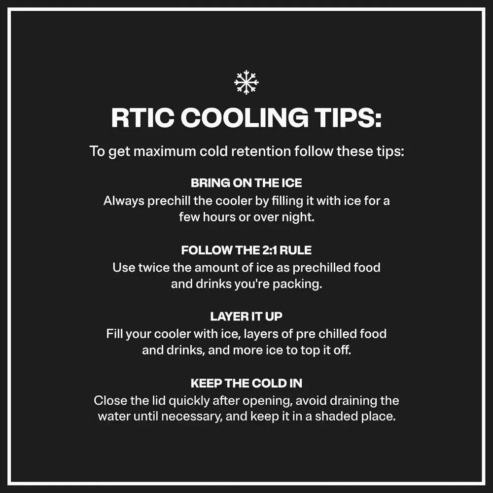 52 Quart Hard Cooler Insulated Portable Ice Chest