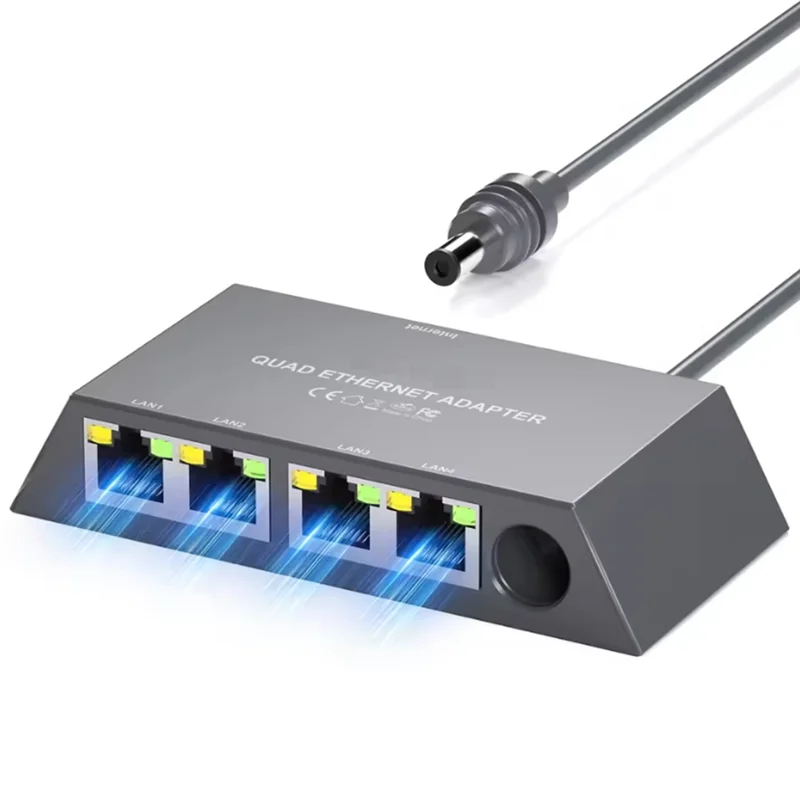 4 Port Ethernet Adapter For Gen 3 For Starlink Mini Wired External Network Satellite Internet Adapter Fast Stable
