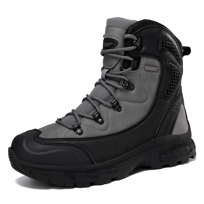 Mountain climbing, outdoor hiking boots.