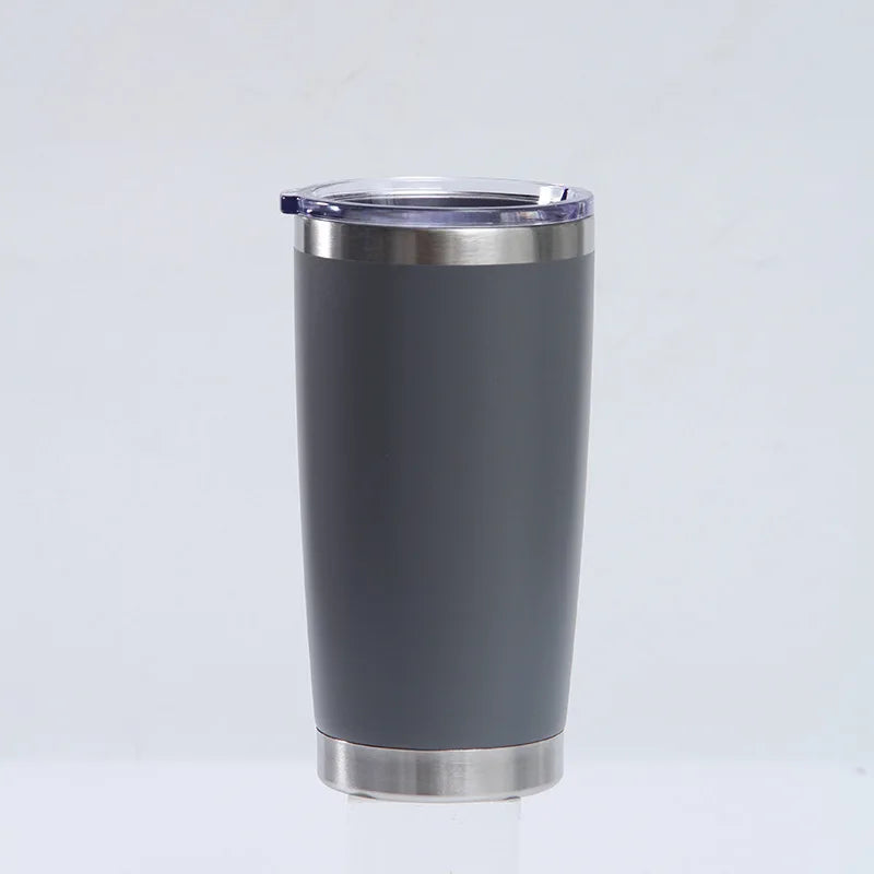 20oz Insulated Stainless Steel Tumbler with Lid Double-Walled Reusable