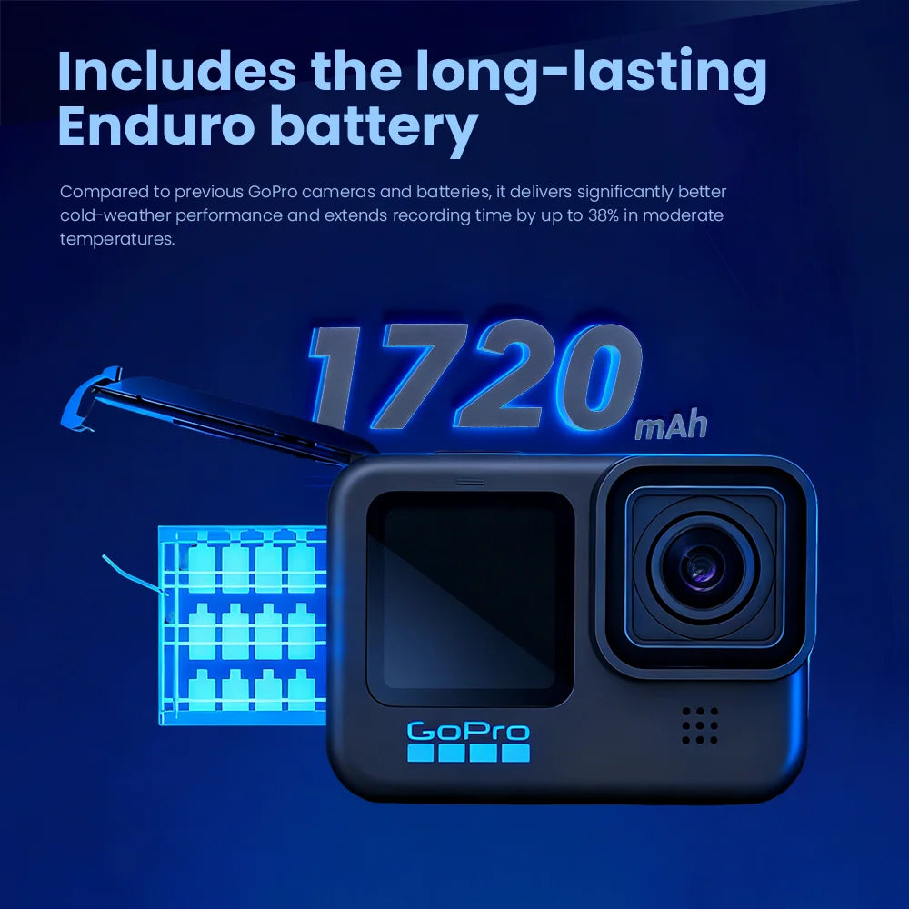 Gopro Hero 11 Black Action Camera Hyper Smooth 5.0 Cycling Record Night Scene Shooting Professional Helmet Camera