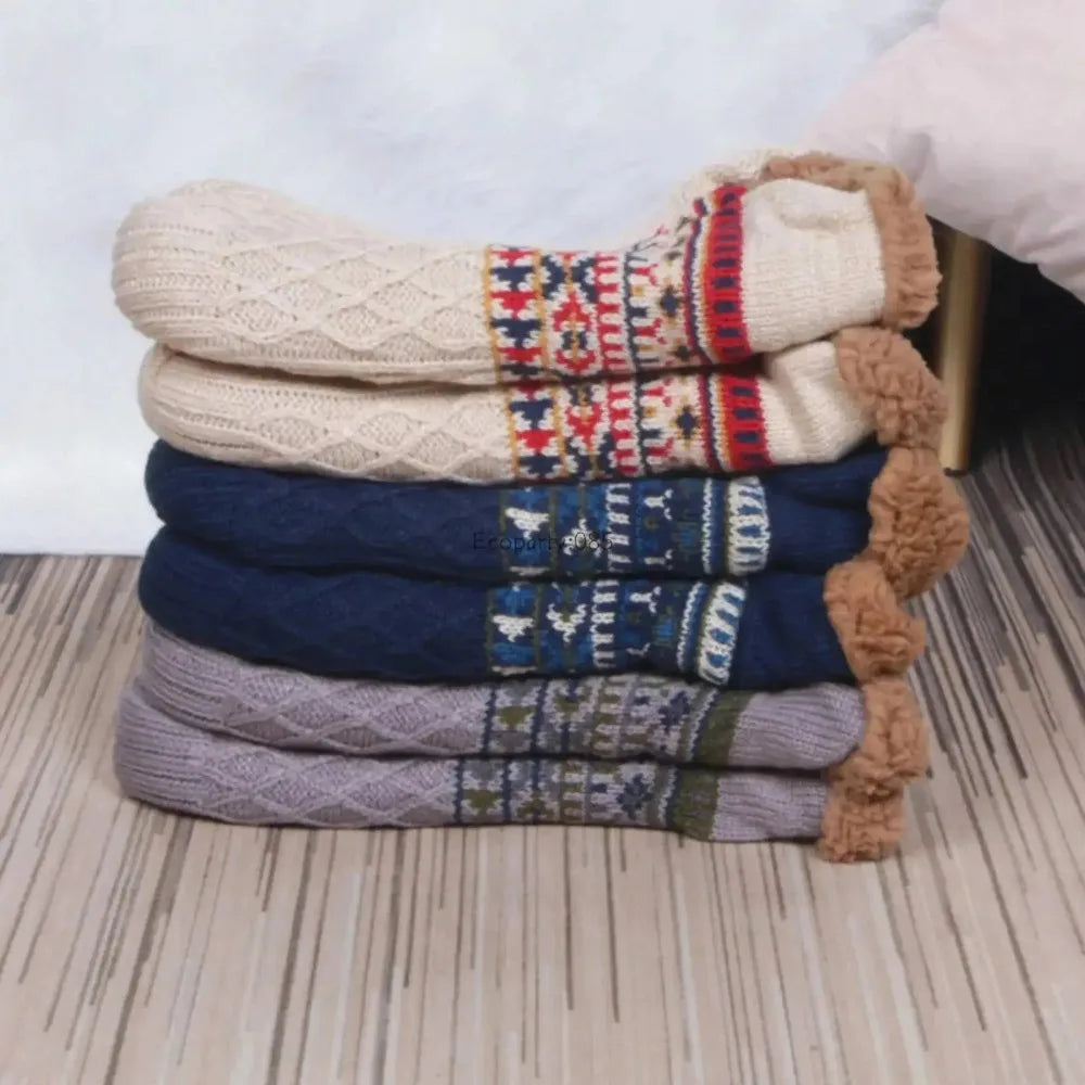Slippers Socks Winter  Warm