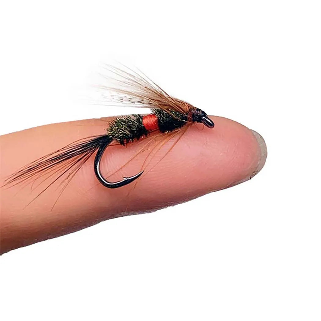 24/40/84/114pcs with Dry/Wet Flies Fly Fishing Flies Kit Fly Assortment Trout Bass Fishing with Fly Box