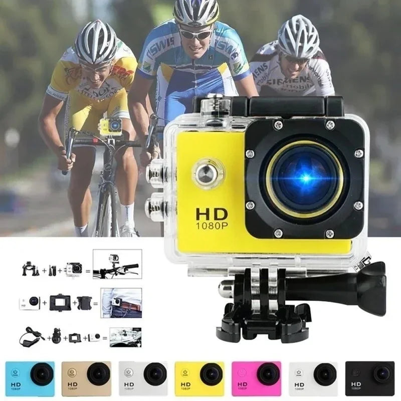 Ultra-Portable GoPro Alternative: 12MP Underwater Camera with HyperSmooth Anti-Shock & 10M Waterproof