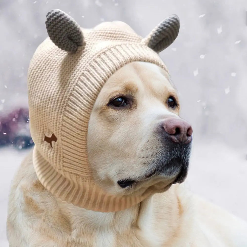 Quiet Dog Ear Muffs Noise Protection, Anxiety Relief, Winter Warm Earmuffs For Medium Large Dogs New