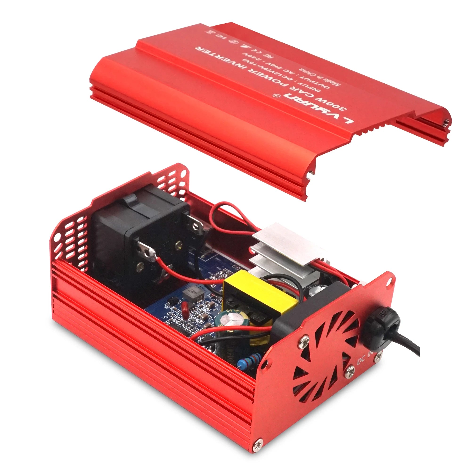 300W Car Power Inverter DC 12V To AC 110V 220V Dual USB Car Adapter