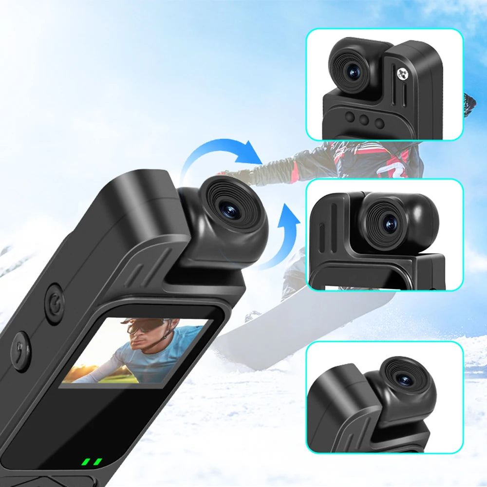 Mini Body Camera 1080P HD  Night Vision Digital Video Recorder 1.3 Inch Bodycam Police Small Camcorder
