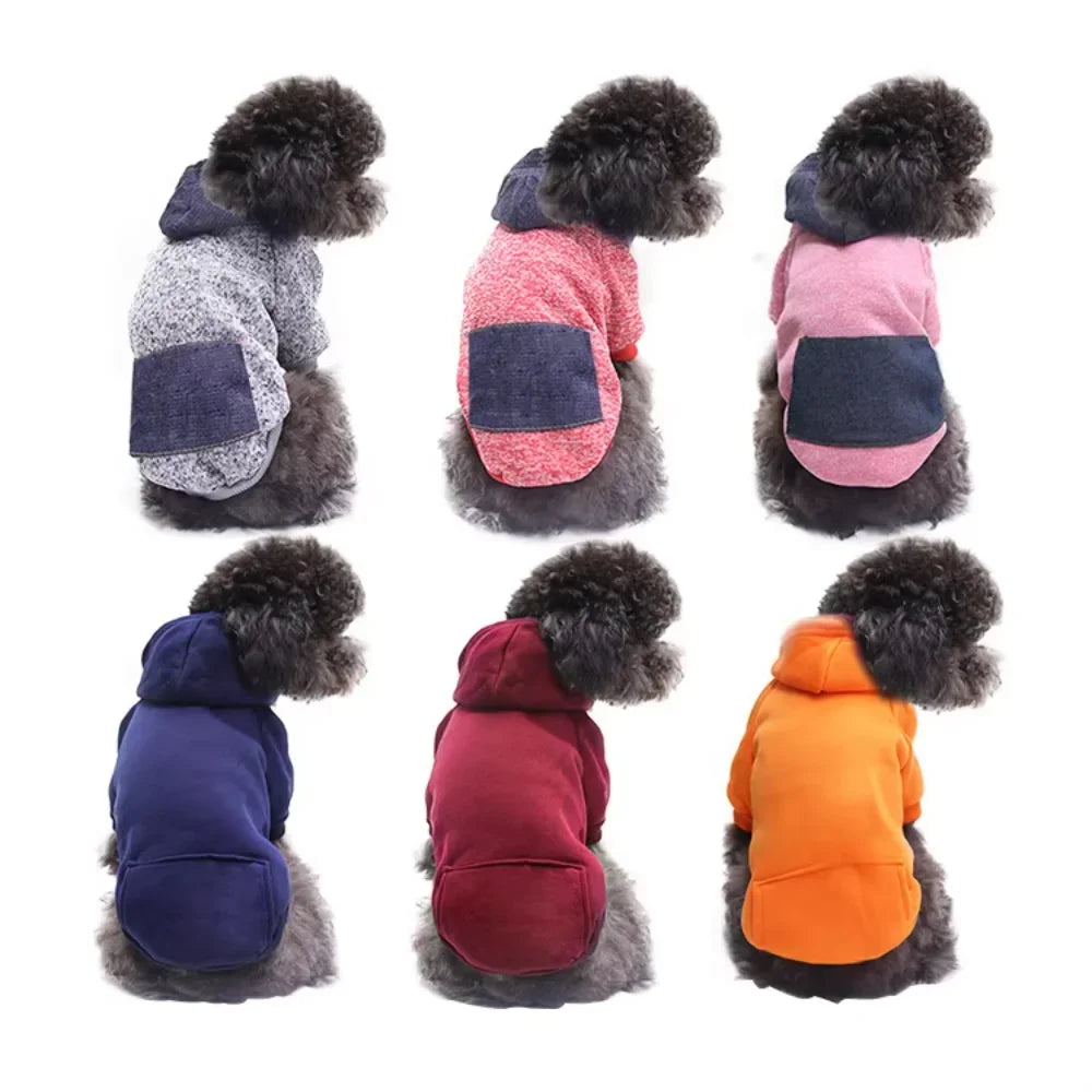 Dog Cat Hoodie Pet Warm Autumn Winter