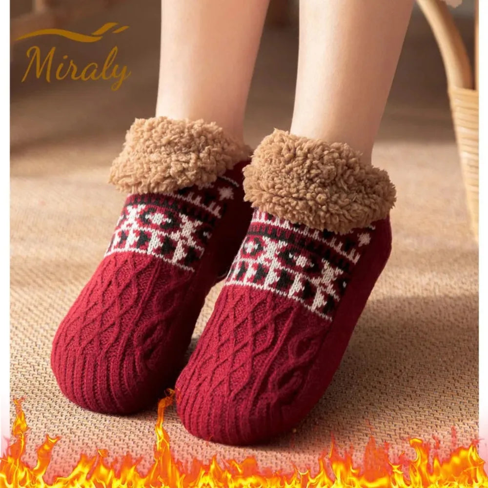 Slippers Socks Winter  Warm
