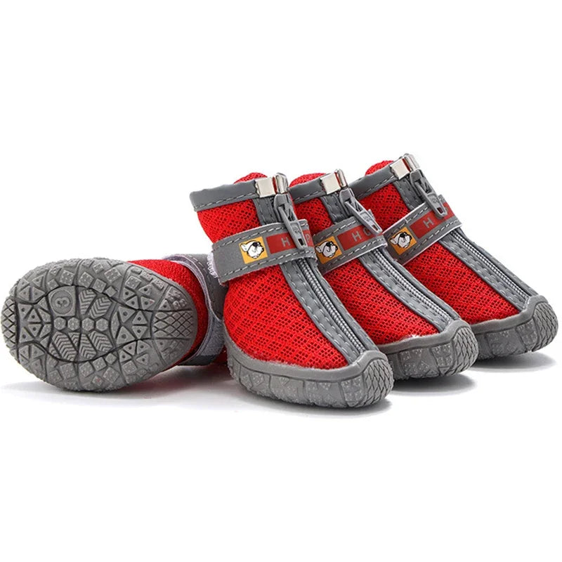 Dog Shoes Non-Slip Soles Thick Plush Protection Paw Pet Shoes