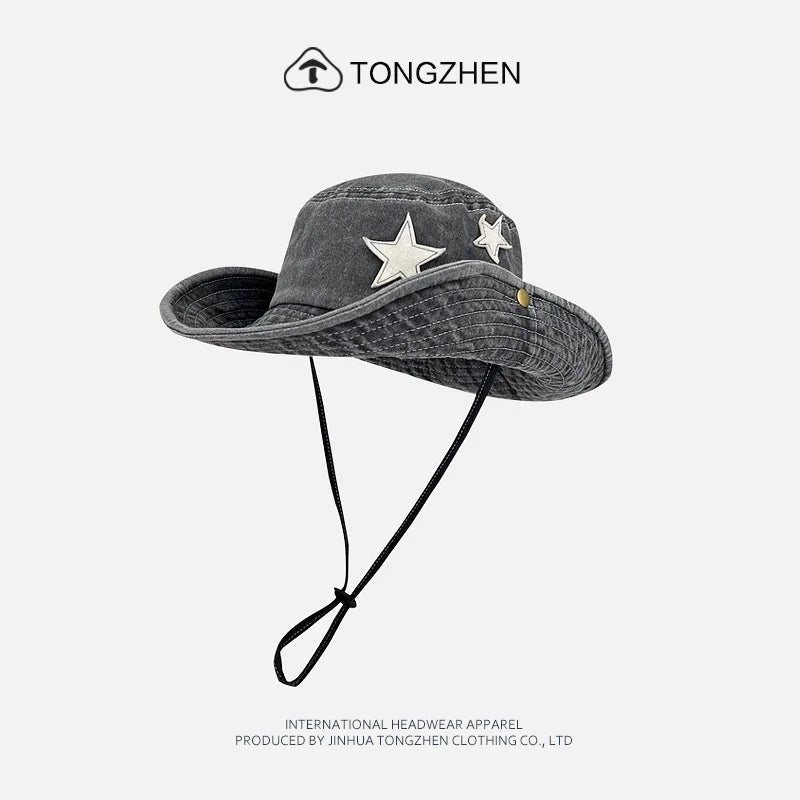 Drawstring Spring/Summer Fisherman Hat