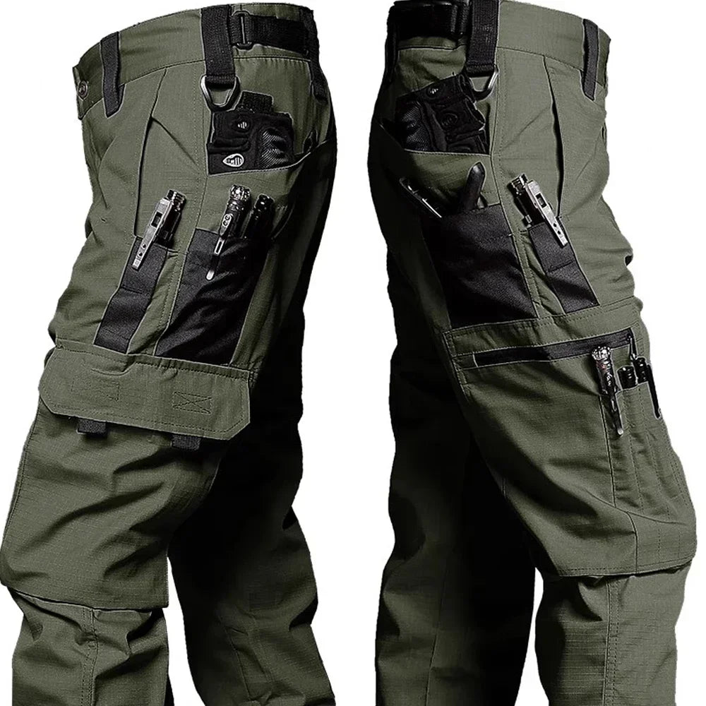 New Tactical Pants Quick Dry Multi-Pocket Cargo Pants, Wear-Resistant.