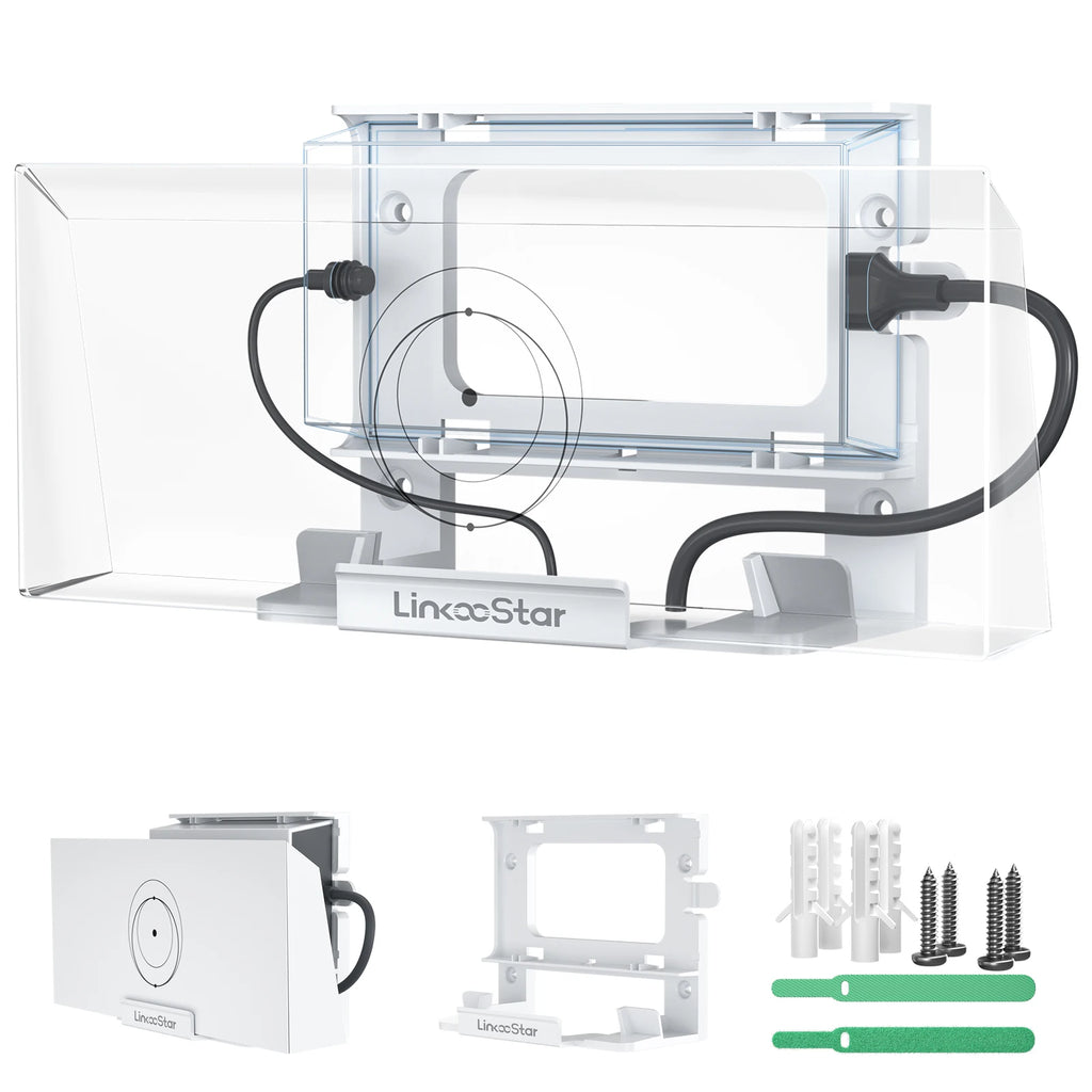For Starlink Gen 3 Router Bracket 2-in-1 StarLink V3 Router Mounting Kit & Power Supply Bracket Bracket