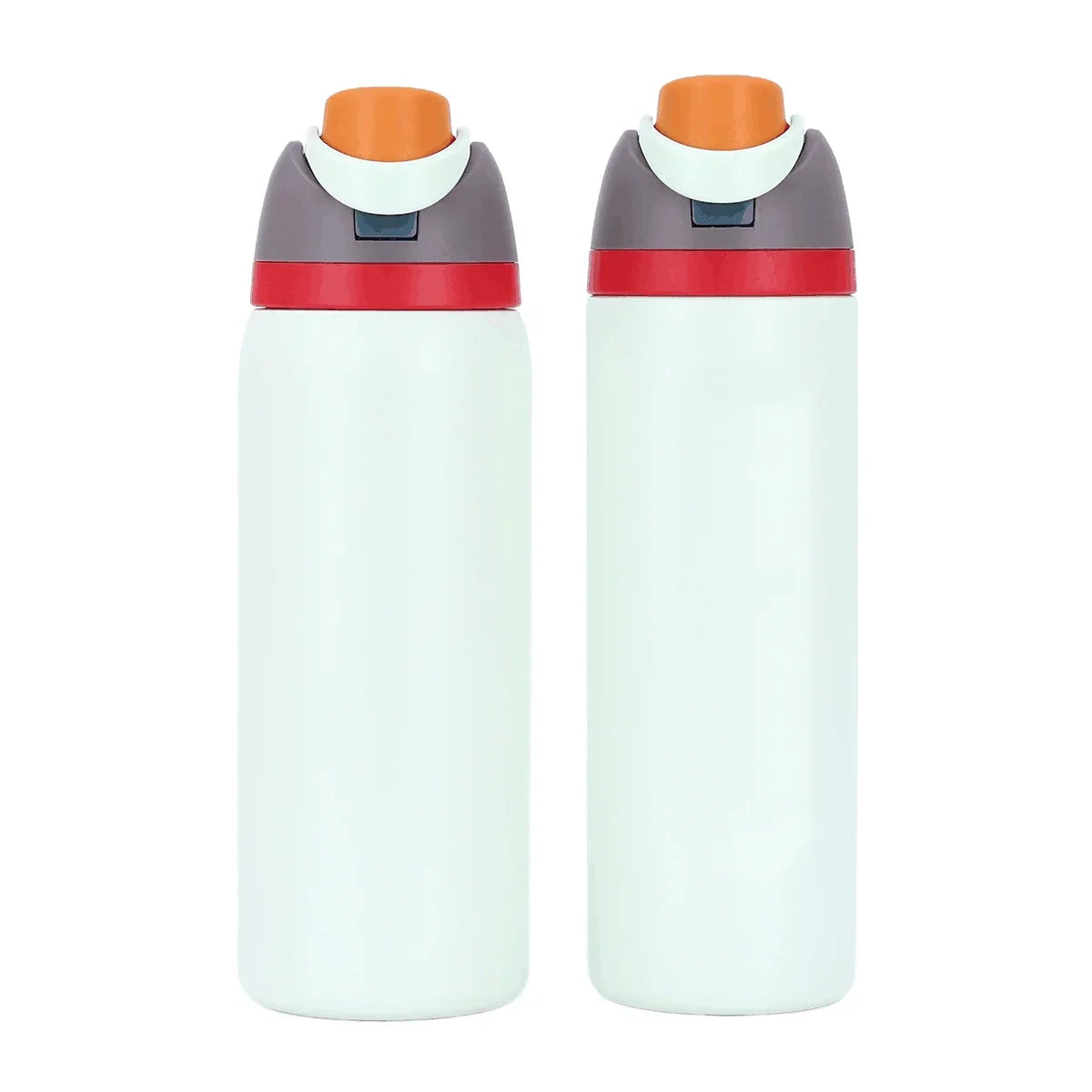 24/32oz Straw Double-Layer Insulated Cup 304 Stainless Steel Sports Water Bottle