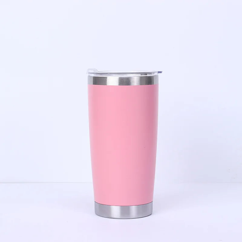 20oz Insulated Stainless Steel Tumbler with Lid Double-Walled Reusable