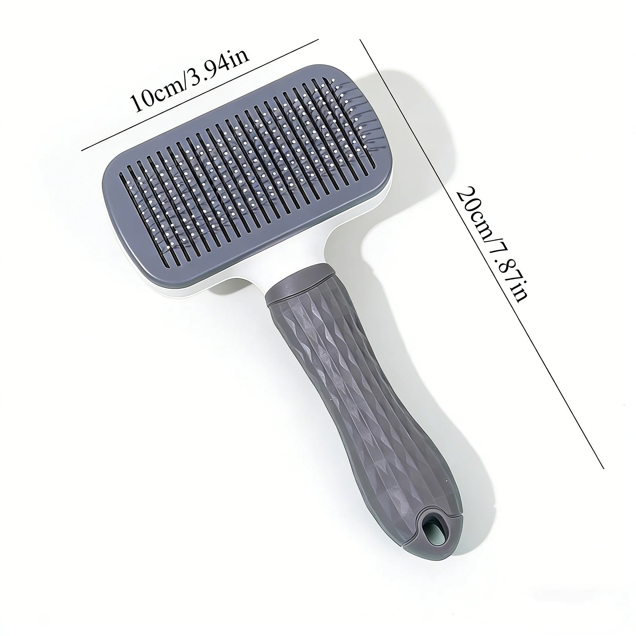 Pet Grooming Brush with One-Click Hair Removal,