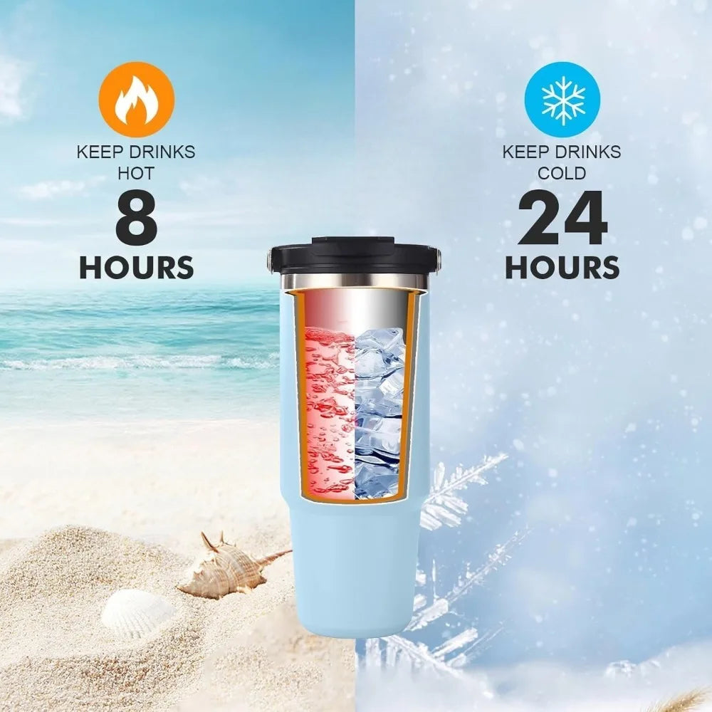 30 Oz Stainless Steel Thermos Mug Hot or Cold