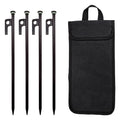 4/8Pcs  Forged Steel Tent Pegs Heavy Duty Ground Stakes 30cm Camping Tent Spikes with Storage Bag