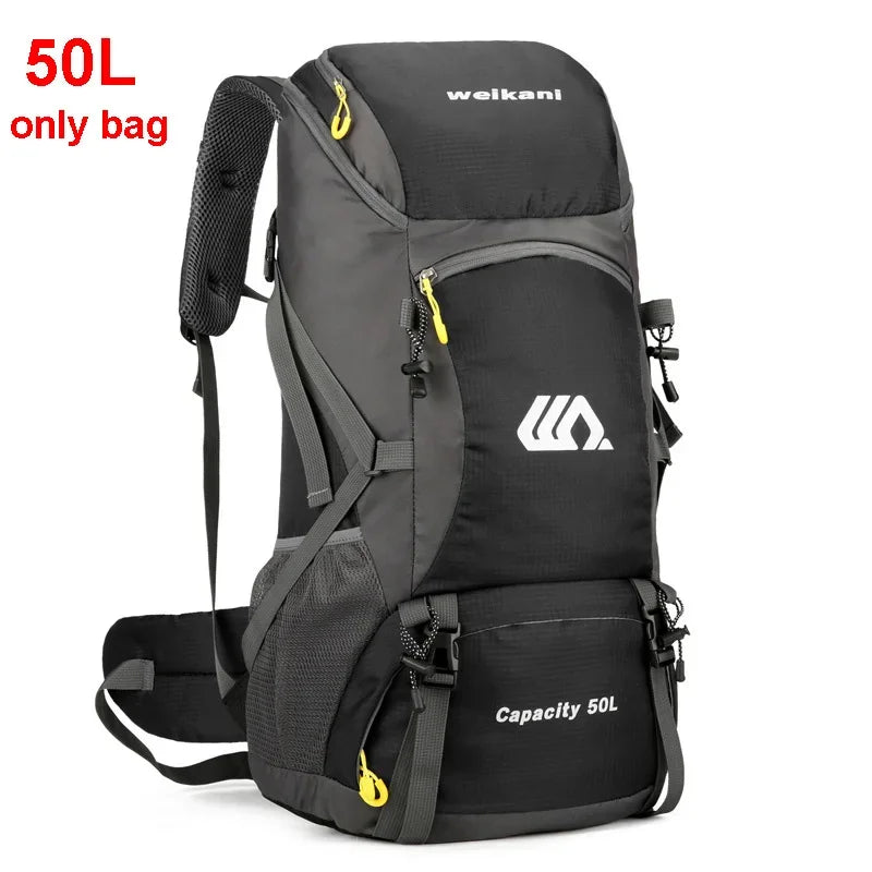 50L Travel Rucksack Waterproof Outdoor Sports Climbing Mountaineering Bag Luggage