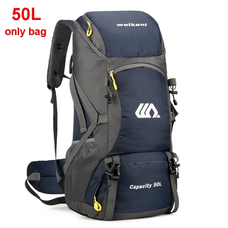 50L Travel Rucksack Waterproof Outdoor Sports Climbing Mountaineering Bag Luggage