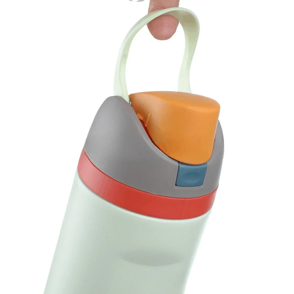 24/32oz Straw Double-Layer Insulated Cup 304 Stainless Steel Sports Water Bottle