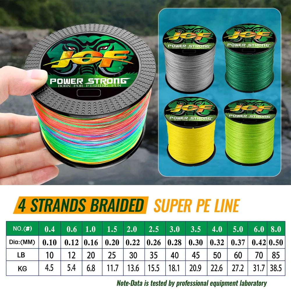 Fishing Line 300/100M Braided PE Fishing Strong Fishing Line Multifilament Durable Fishing Line