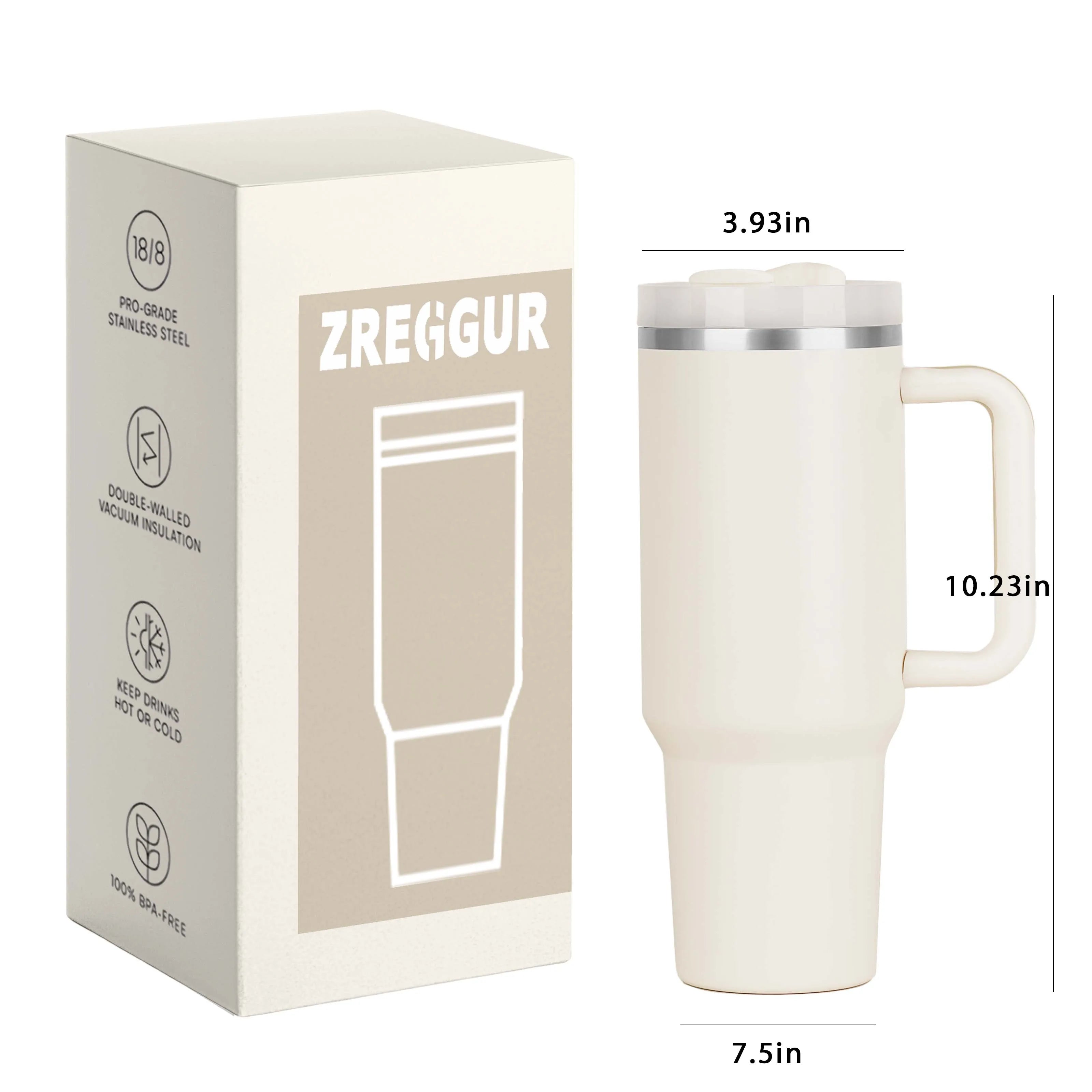 Metal Stainless Thermos  40 Oz  Hot or Cold