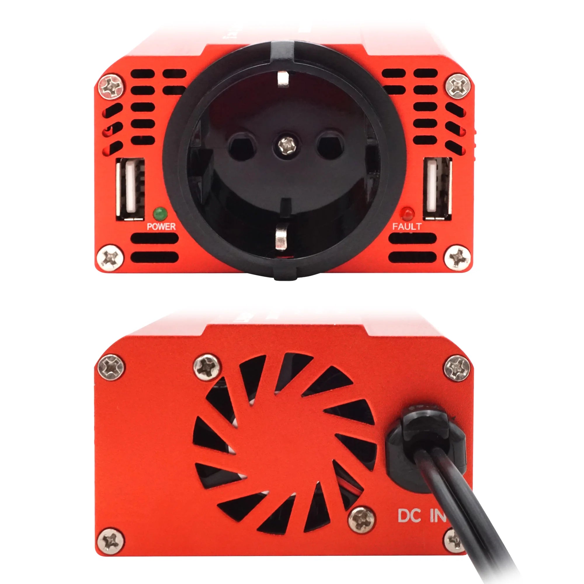 300W Car Power Inverter DC 12V To AC 110V 220V Dual USB Car Adapter