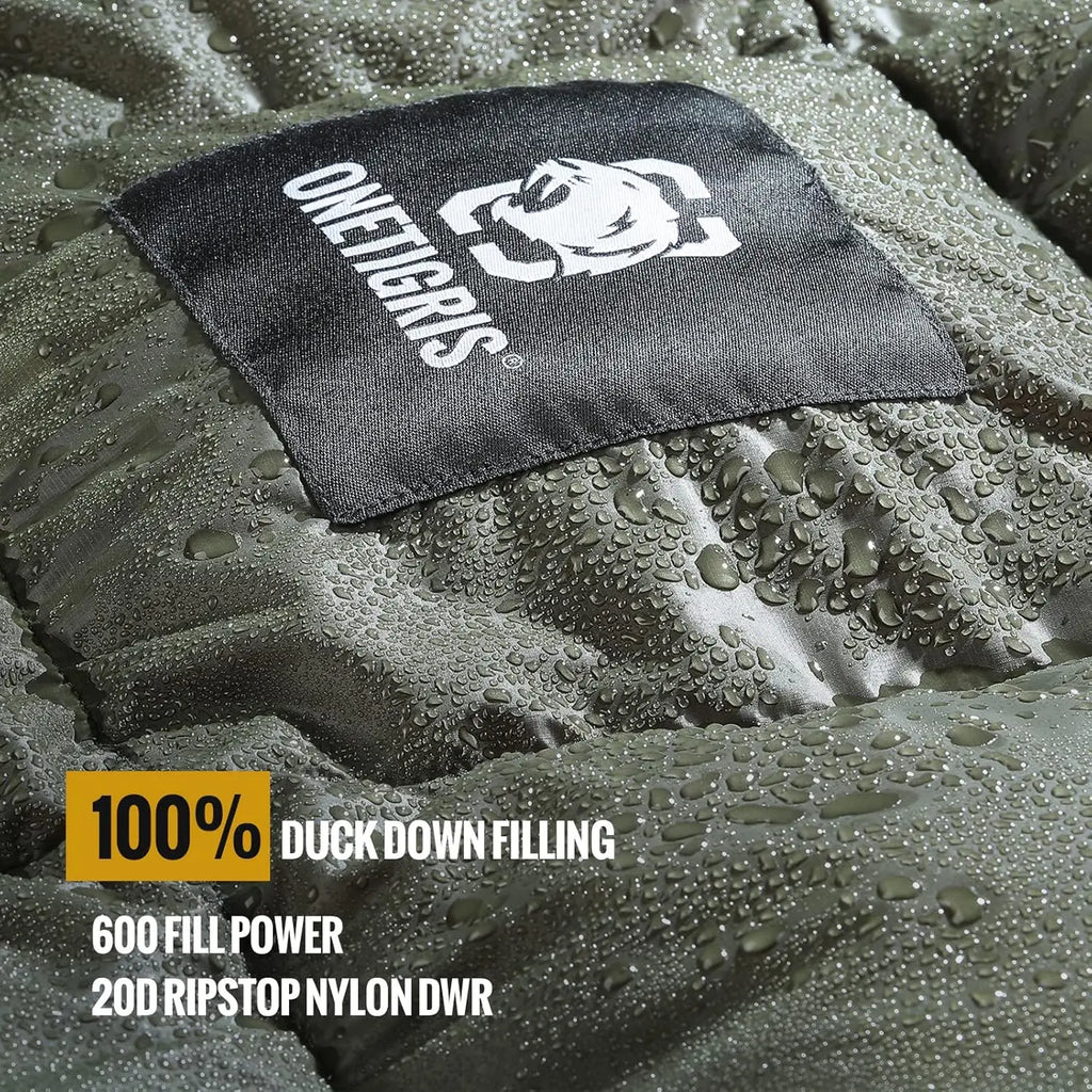 Puffy Outdoor Down Camping Blanket 2 Person -Warm, Lightweight,