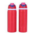 24/32oz Straw Double-Layer Insulated Cup 304 Stainless Steel Sports Water Bottle