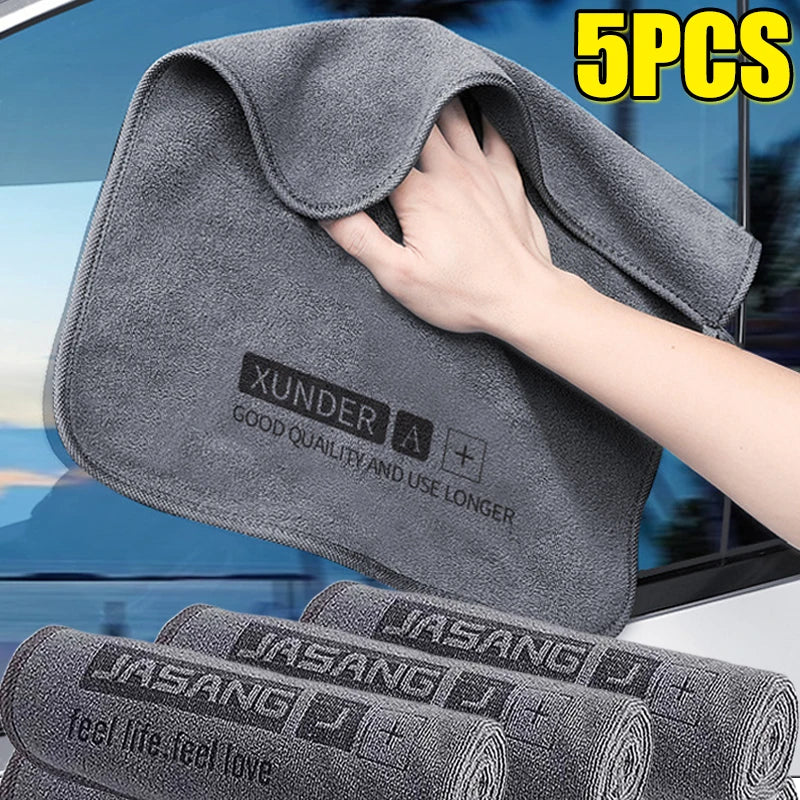 5/1PC High-end Microfiber Car Washing Towel Auto Cleaning Drying Cloth